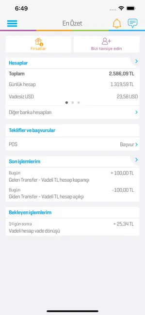 Enpara Bank Şirketim Cep Şube iPhone screenshot 2