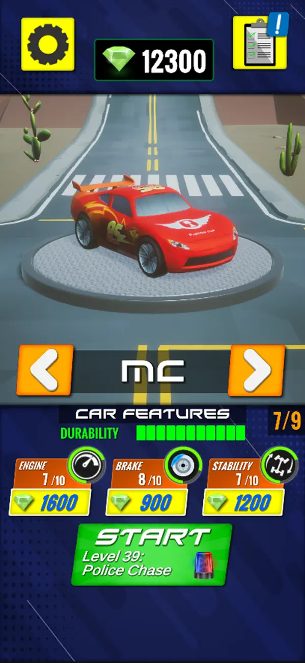 Screenshot #1 pour Cars Overtaking Race