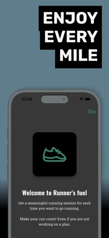 Runner's Fuel iPhone screenshot