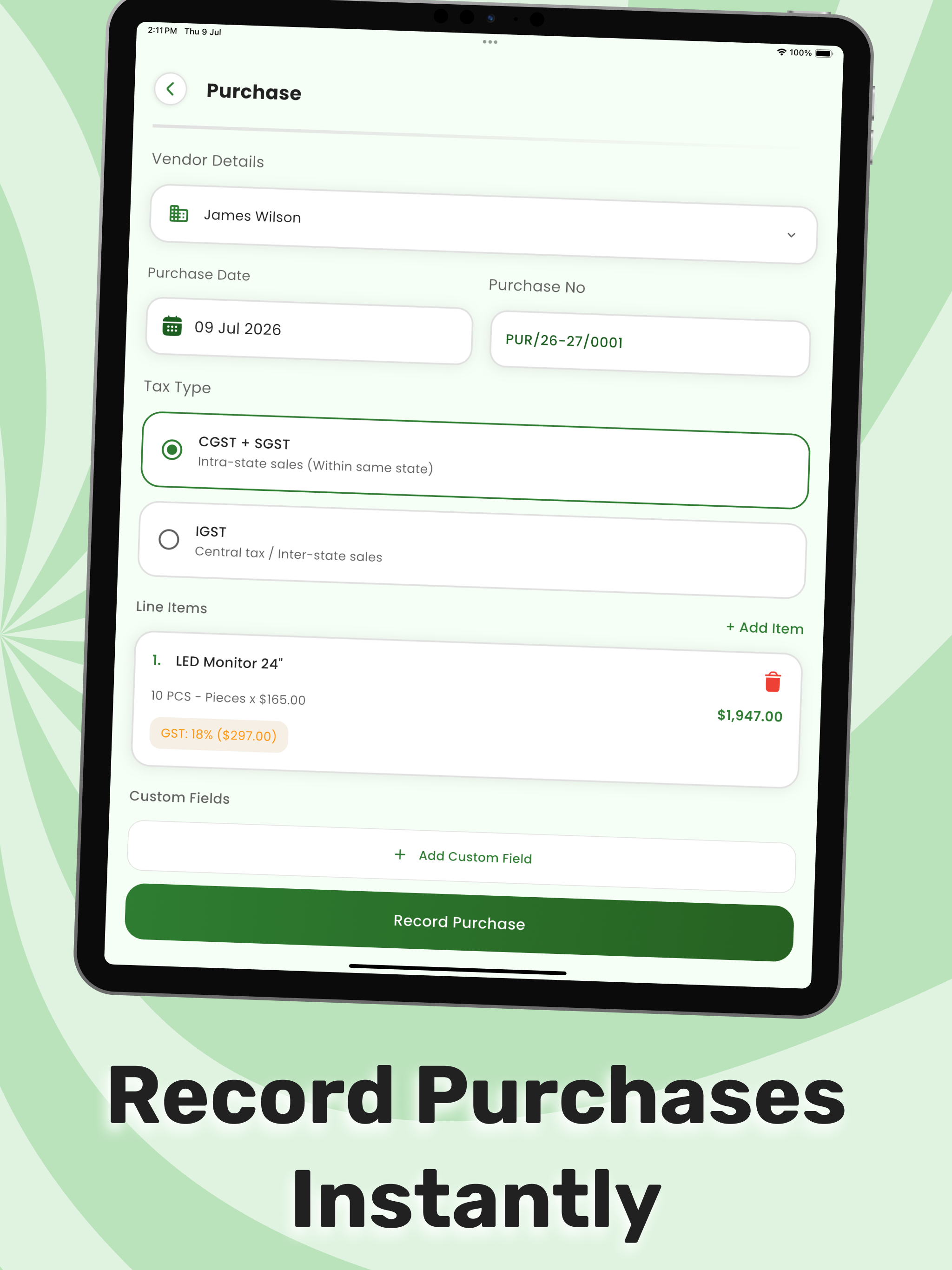 GST Billing Invoice Maker screenshot 7
