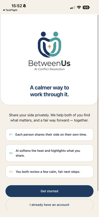 BetweenUs -Conflict Resolution Screenshot 1 of 8