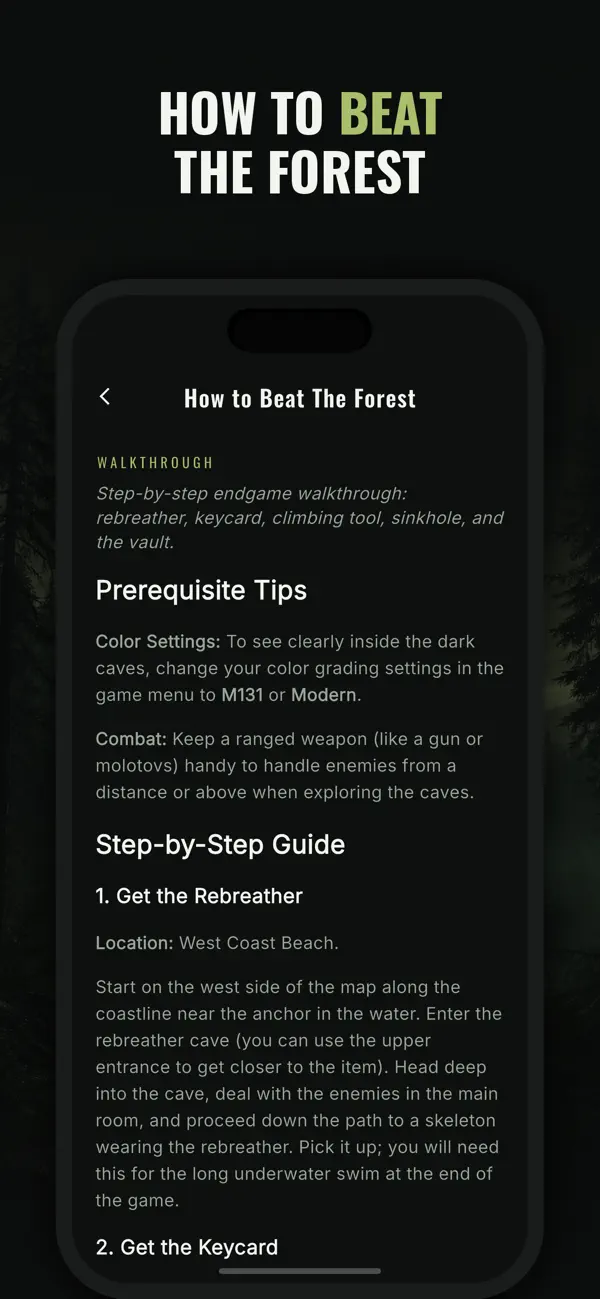 Forest Companion App Screenshot 2