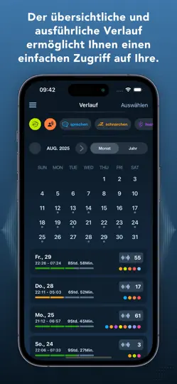 Screenshot von Schlaftracker & Sleep Recorder auf dem iPhone 5