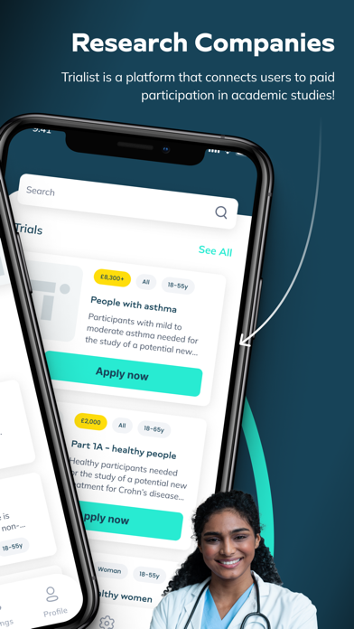 Screenshot 3 of Trialist App