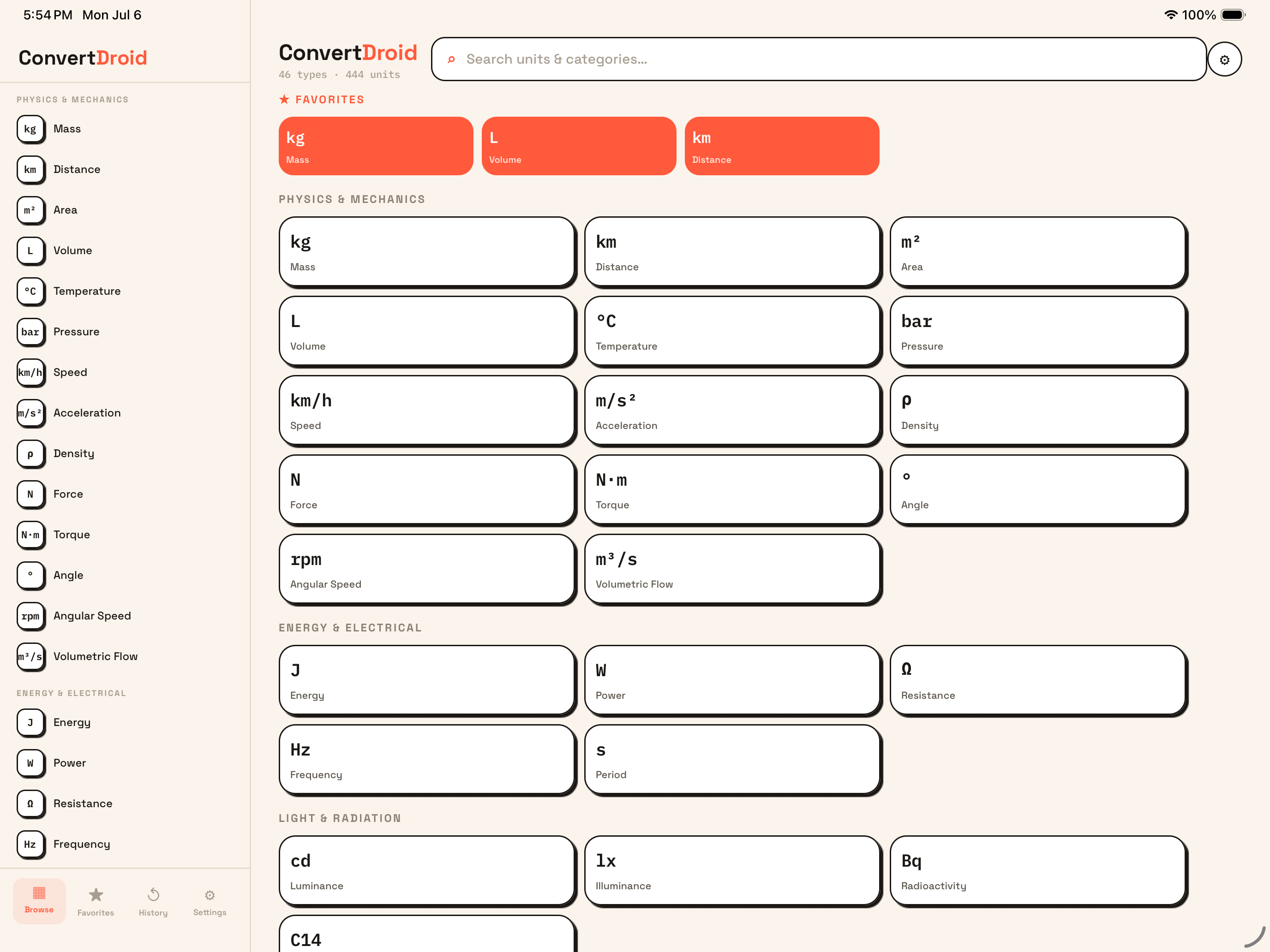 ConvertDroid: Unit Converter screenshot 5