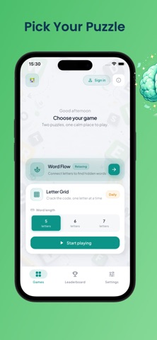 Lexora: Word Puzzle Games iPhone screenshot