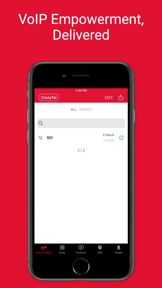 #2. CrazyPhone (iOS) 由: CRAZY TELECOMMUNICATIONS PTY LTD