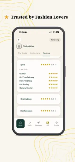 Скриншот Tailorhive на iPhone 5