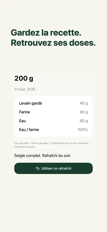 Starter Feed Calculator screenshot 3 of 3