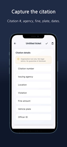 TicketPlea: Parking Appeal Screenshot 5 of 7