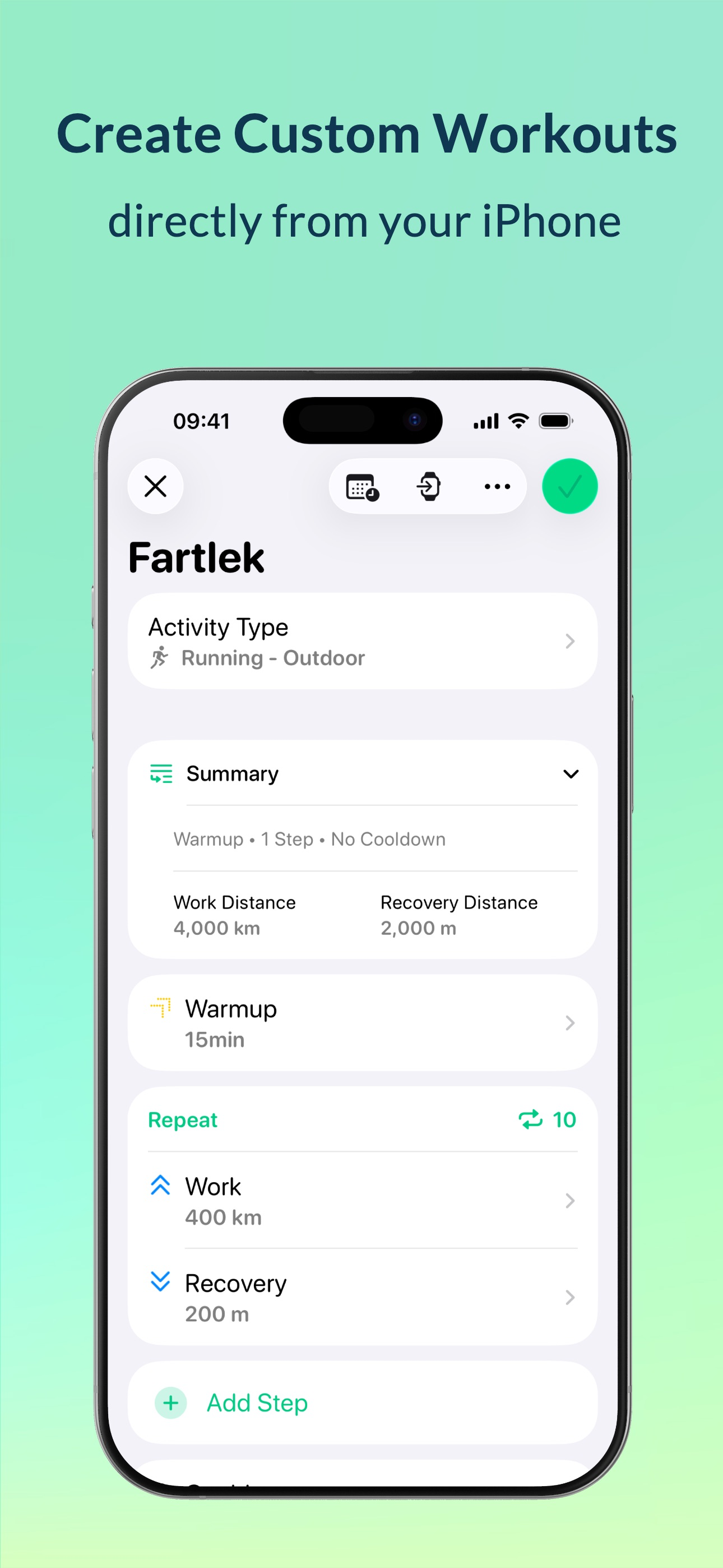 WatchFit: Custom Watch Workout