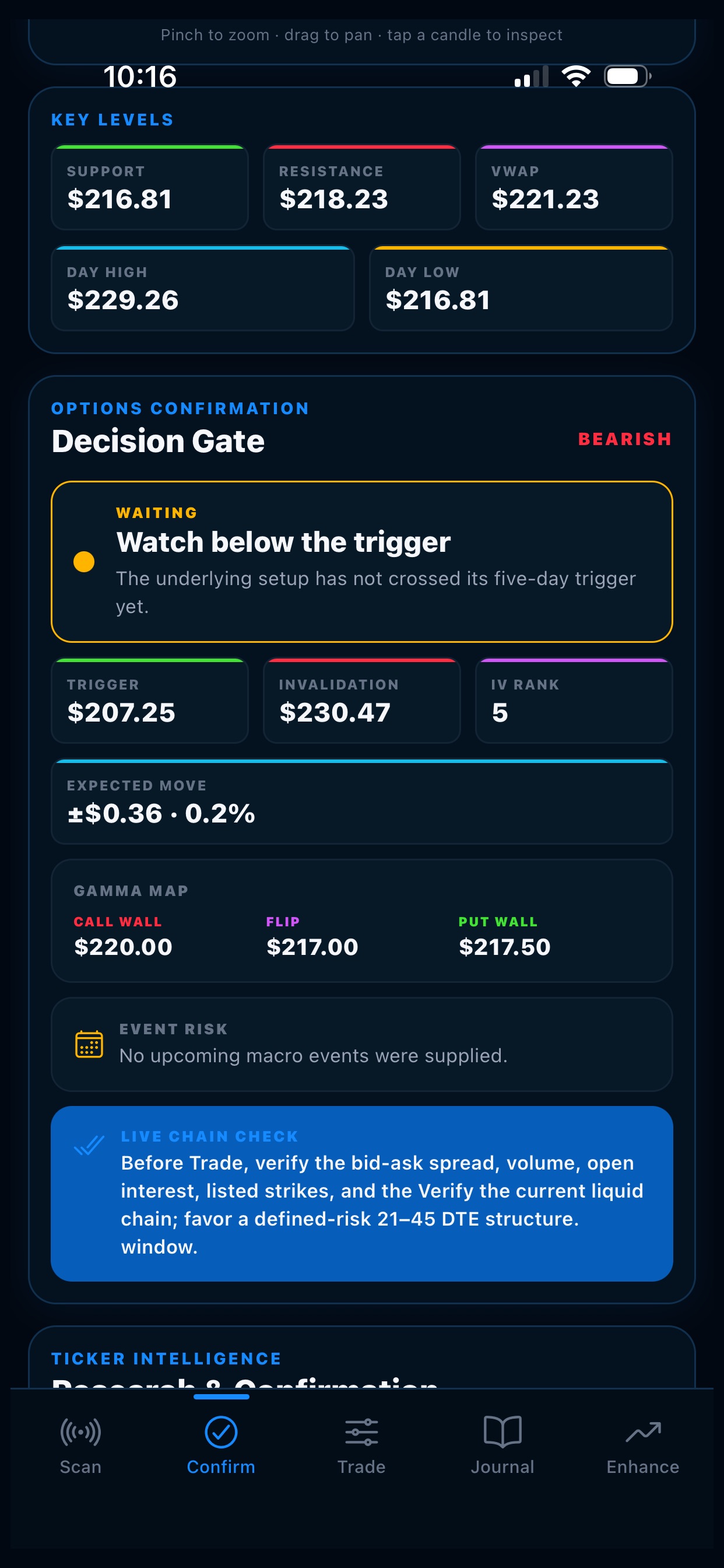 Screenshot 5 of CCC Options Scanner