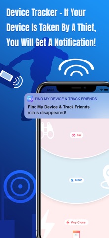 Find My Device & Track Friends iPhone screenshot