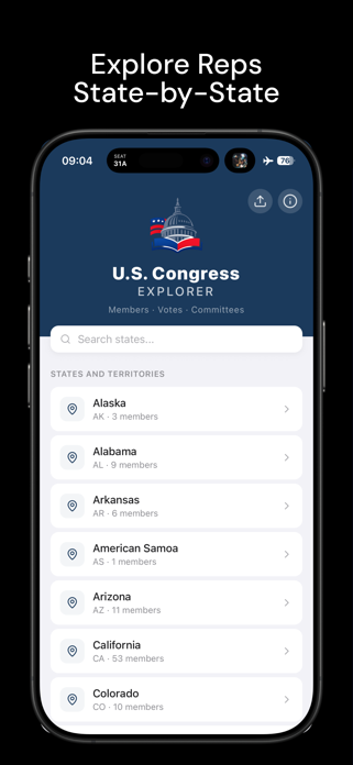 US Congress Explorer Screenshot 2 of 7