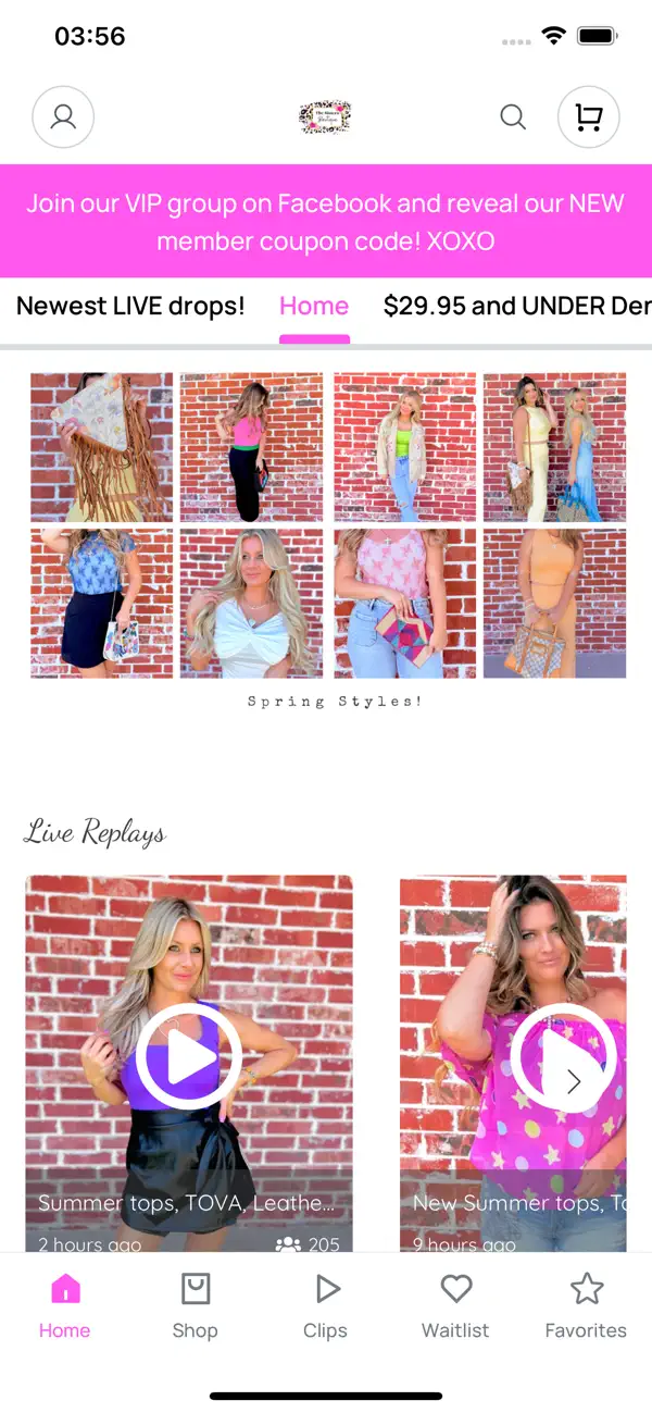Screenshot #1 pour The Sisters Boutique