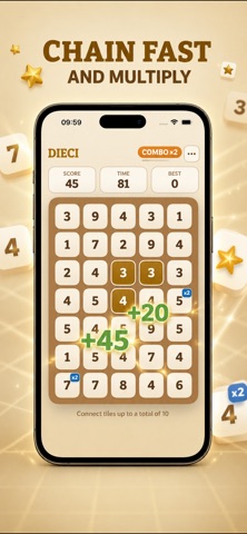 Dieci: chain puzzle screenshot