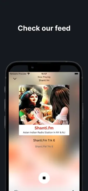 Shanti.fm screenshot 2