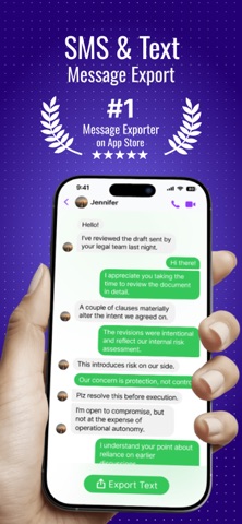 Text Message Export: Texporter Screenshot 1 of 4