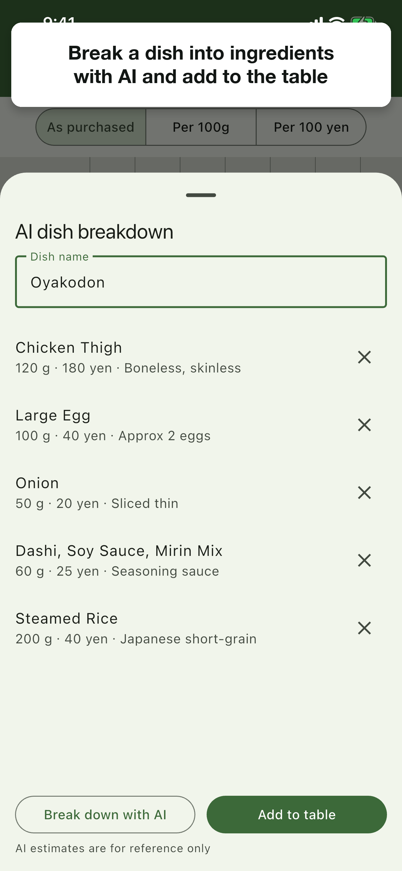 NutriCompare screenshot 8