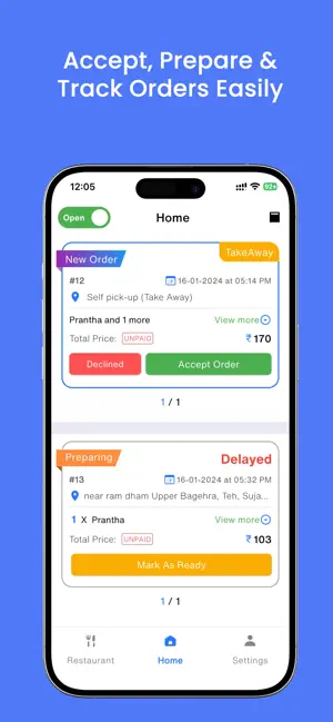 OrderWale Restaurant Partner screenshot 3