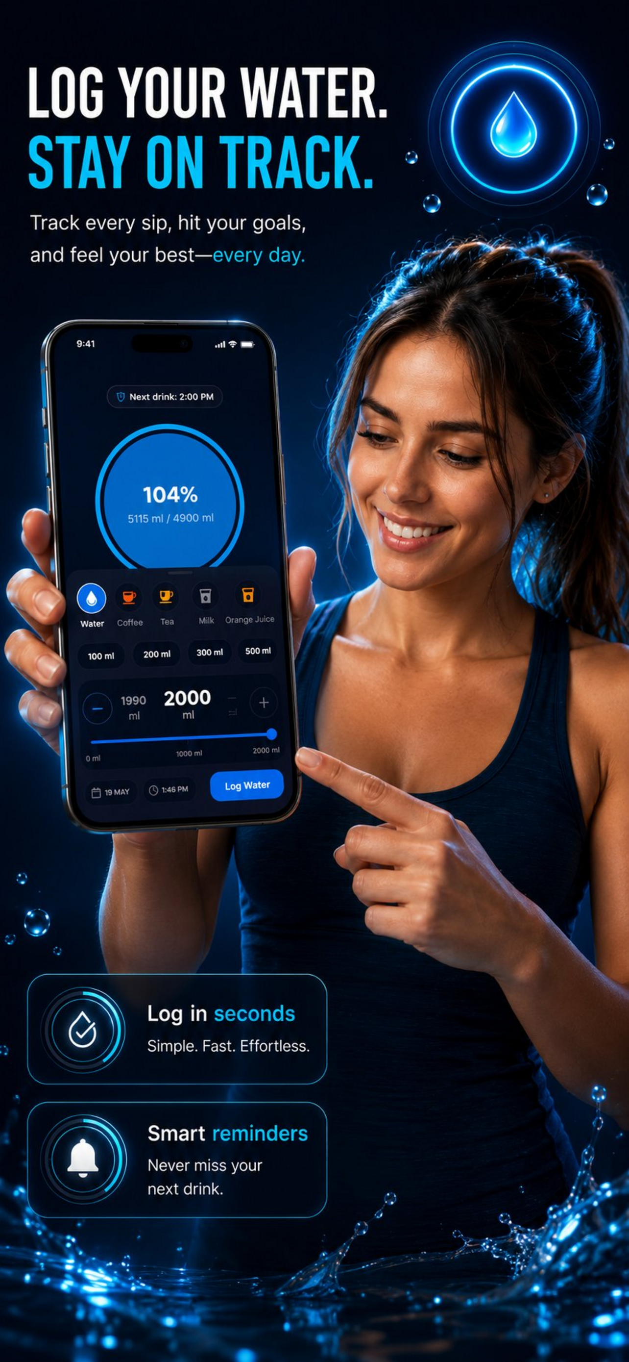 Drink Water Tracker N Reminder