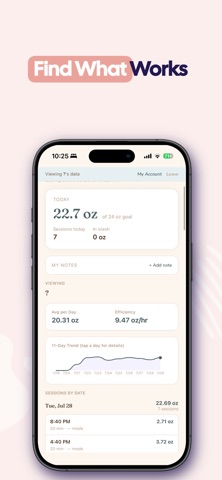 Pump Coach: Pumping Tracker iPhone screenshot