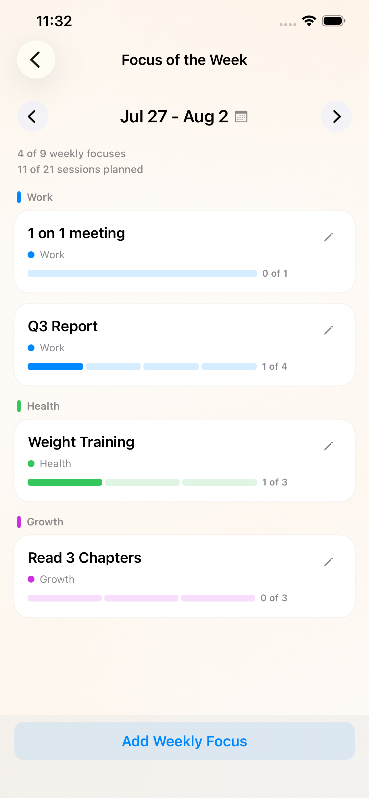 Focus3: Daily Balance screenshot 2