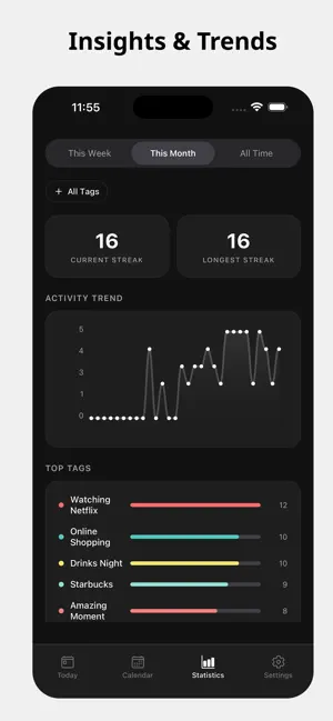 tagDay - Daily Log screenshot 1