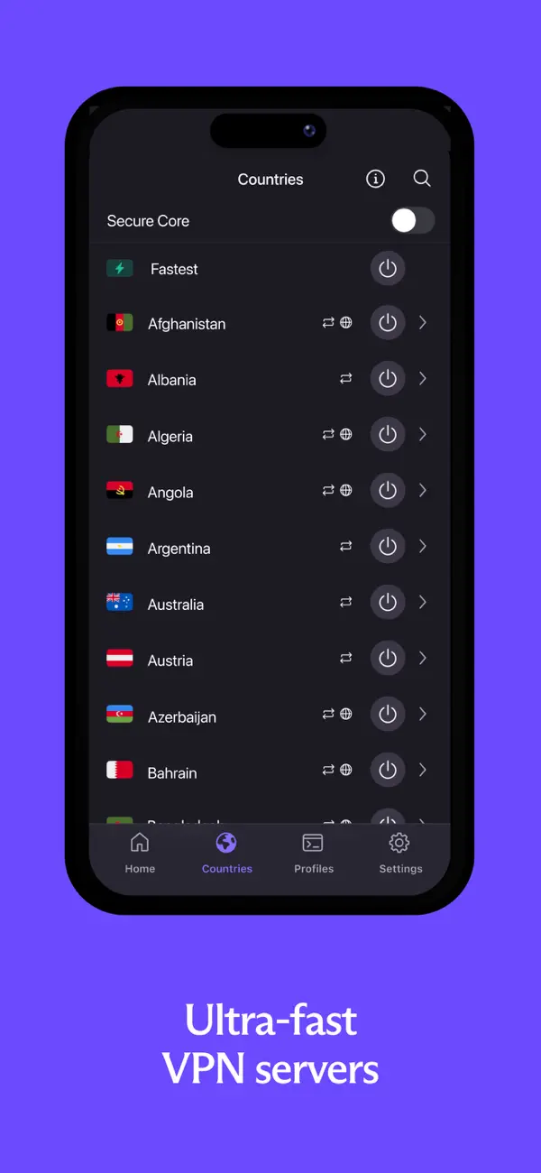 Proton VPN: Fast & Secure screenshot 3