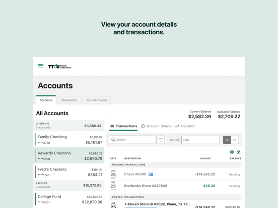 Screenshot #6 pour TTCU Mobile Banking