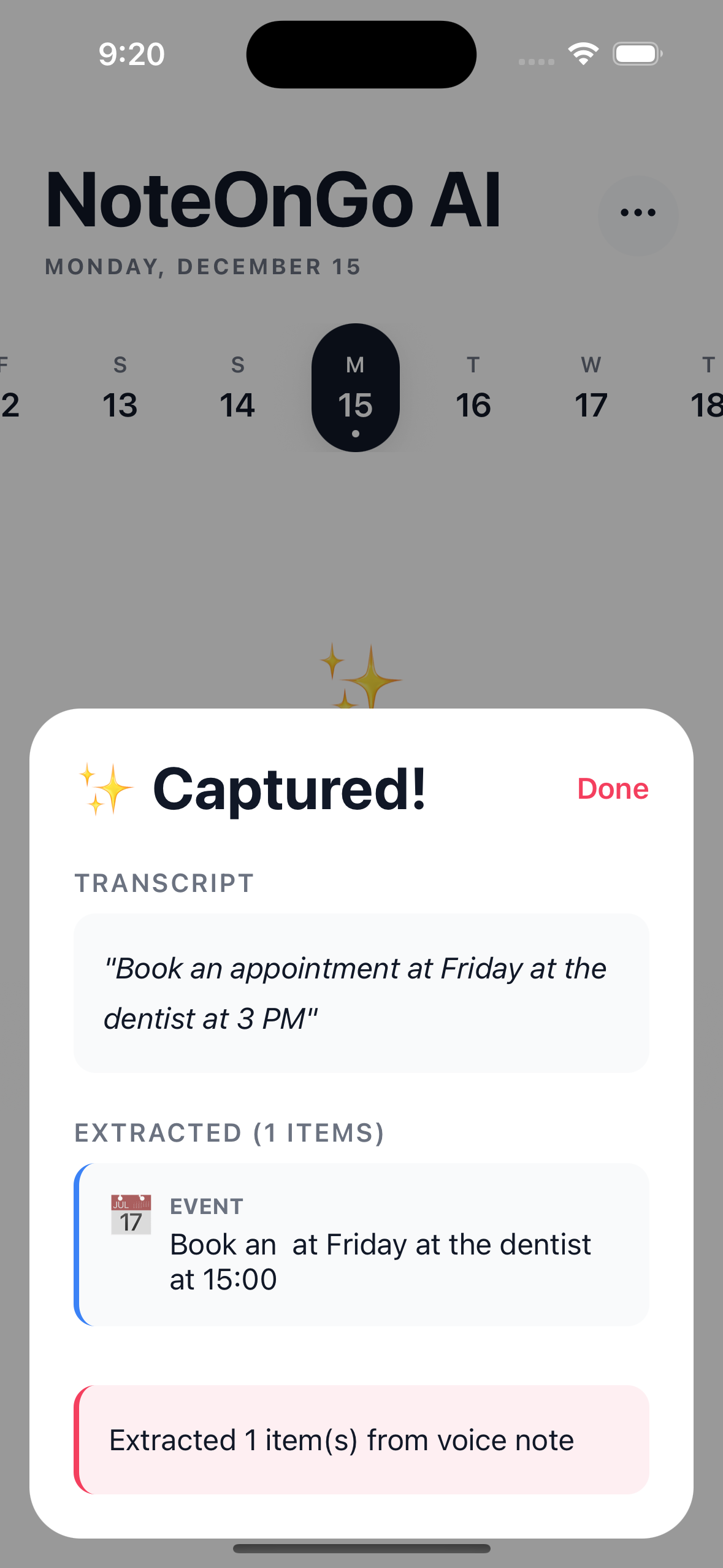 NoteOnGo AI screenshot 3