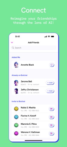 Botchat - Social AI screenshot