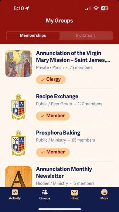 Our Diocese Screenshot