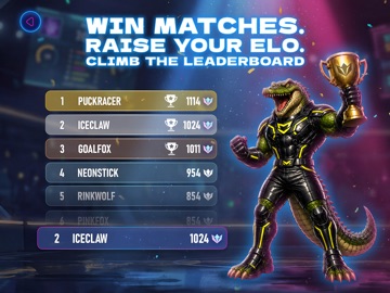 Hockey Elo: Puck Duel iPad screenshot