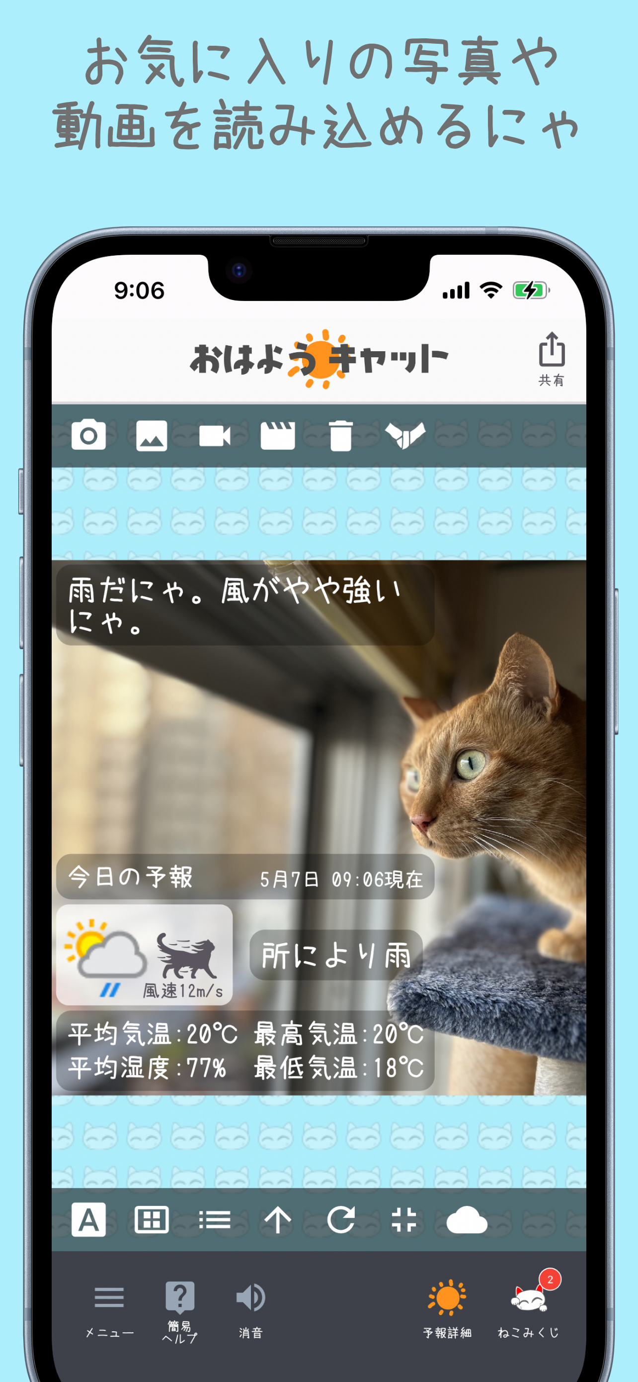 おはようキャット - 天気予報