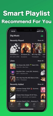 Dig Music - Offline MP3 Player iPhone screenshot 3
