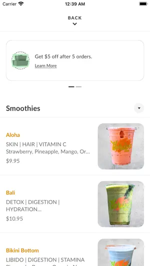 Thrive Juices screenshot 3