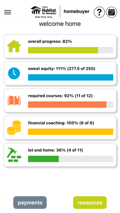 Atlanta Habitat Homebuyer Screenshot