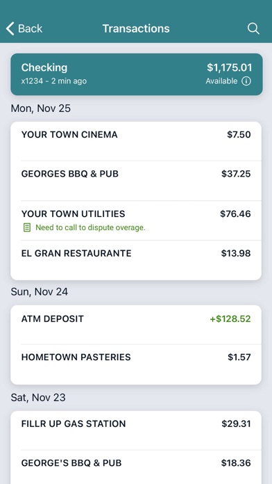 Ovation Financial Screenshot