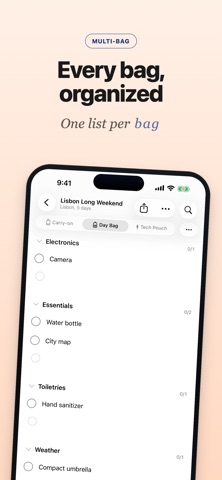 打包清单 – Pack, Repeat screenshot