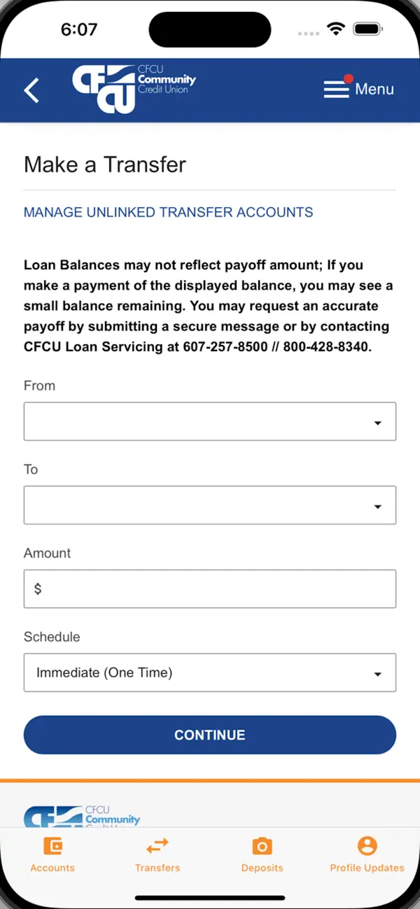 Screenshot #3 pour CFCU Community Credit Union