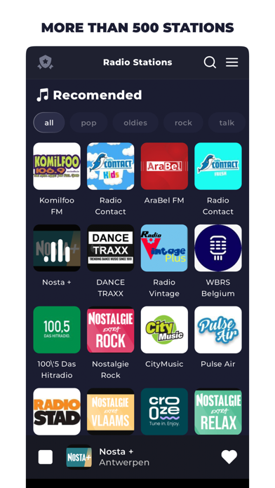 Radio Belgium FM: Online Radio Screenshot