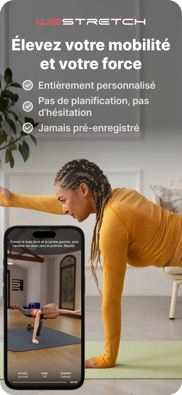 Screenshot #1 pour WeStretch:Étirements adaptés