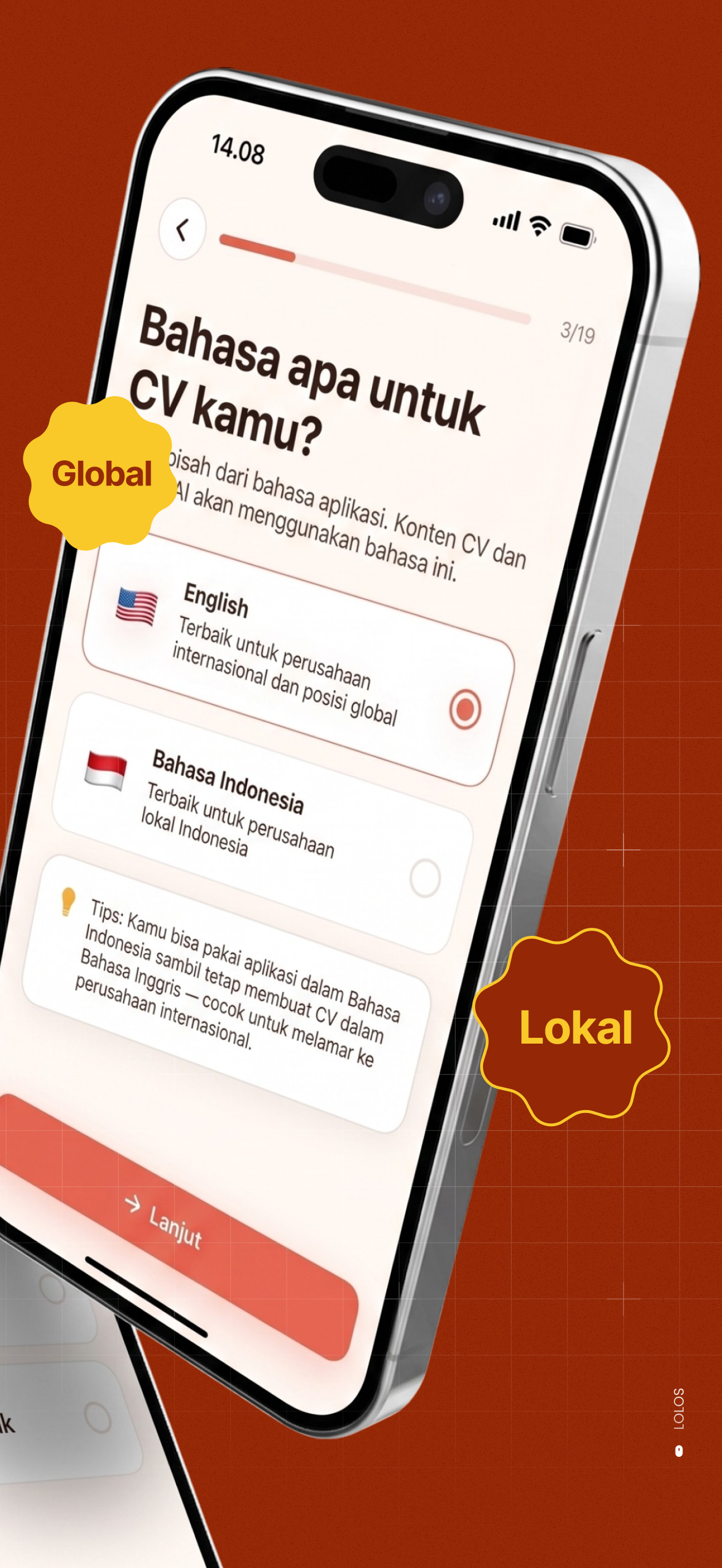 Lolos: AI ATS Resume CV Maker screenshot 3