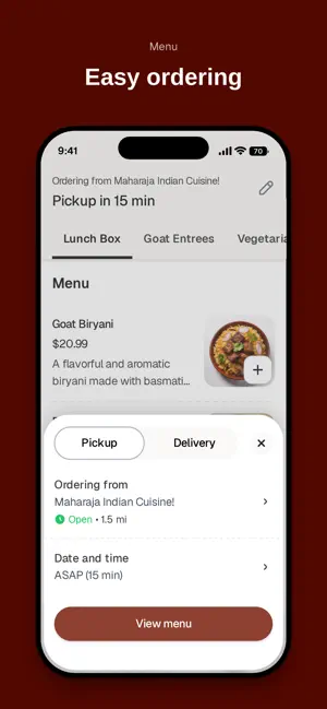 Maharaja Indian Cuisine To Go screenshot 3