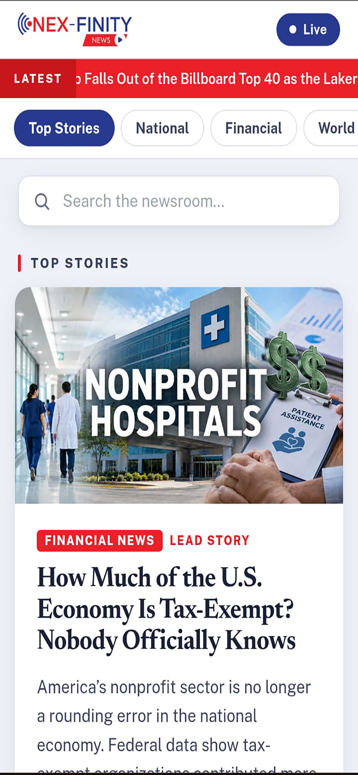 Nexfinity News screenshot 4