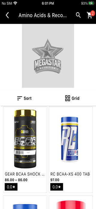 Megastar Nutritions Screenshot 5 of 8