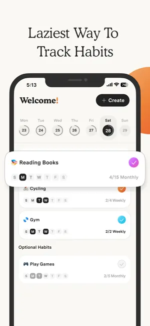 Daily Habit Tracker - Habicall screenshot 1
