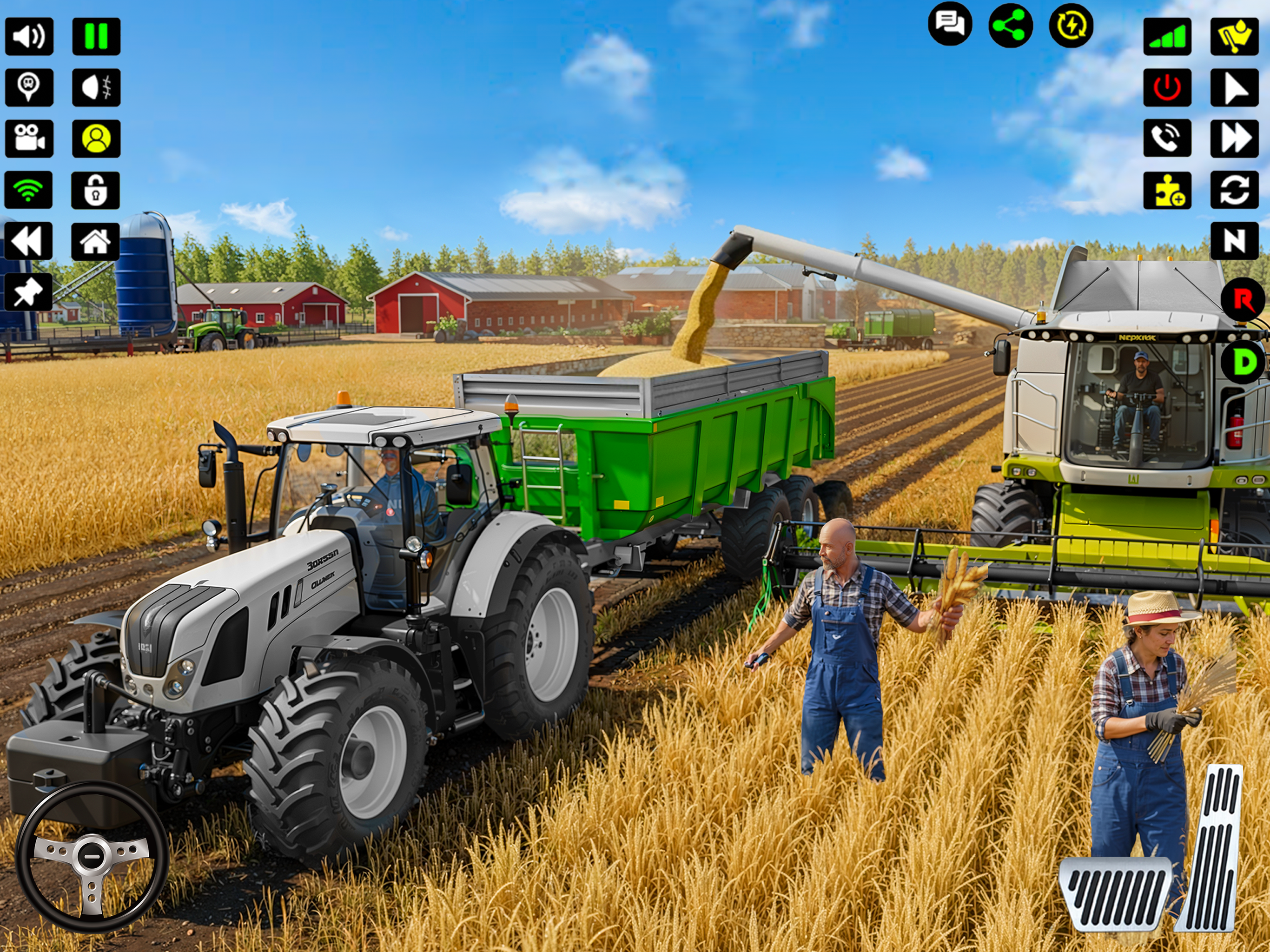 Farming Tractor Game Simulator