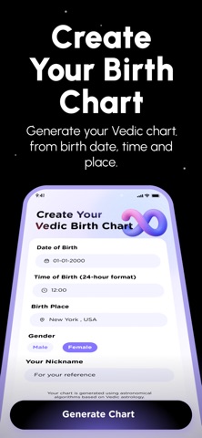 XVedic: Birth Chart Astrology Screenshot 2 of 6
